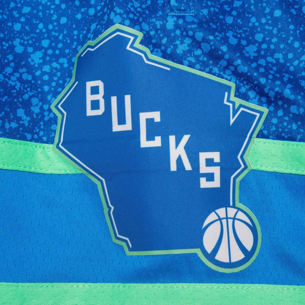 Milwaukee Bucks 2024 City Edition Youth Swingman Shorts - Blue