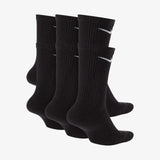 Nike Everyday Plus Cushioned Training Crew Socks (6 Pairs) - Black