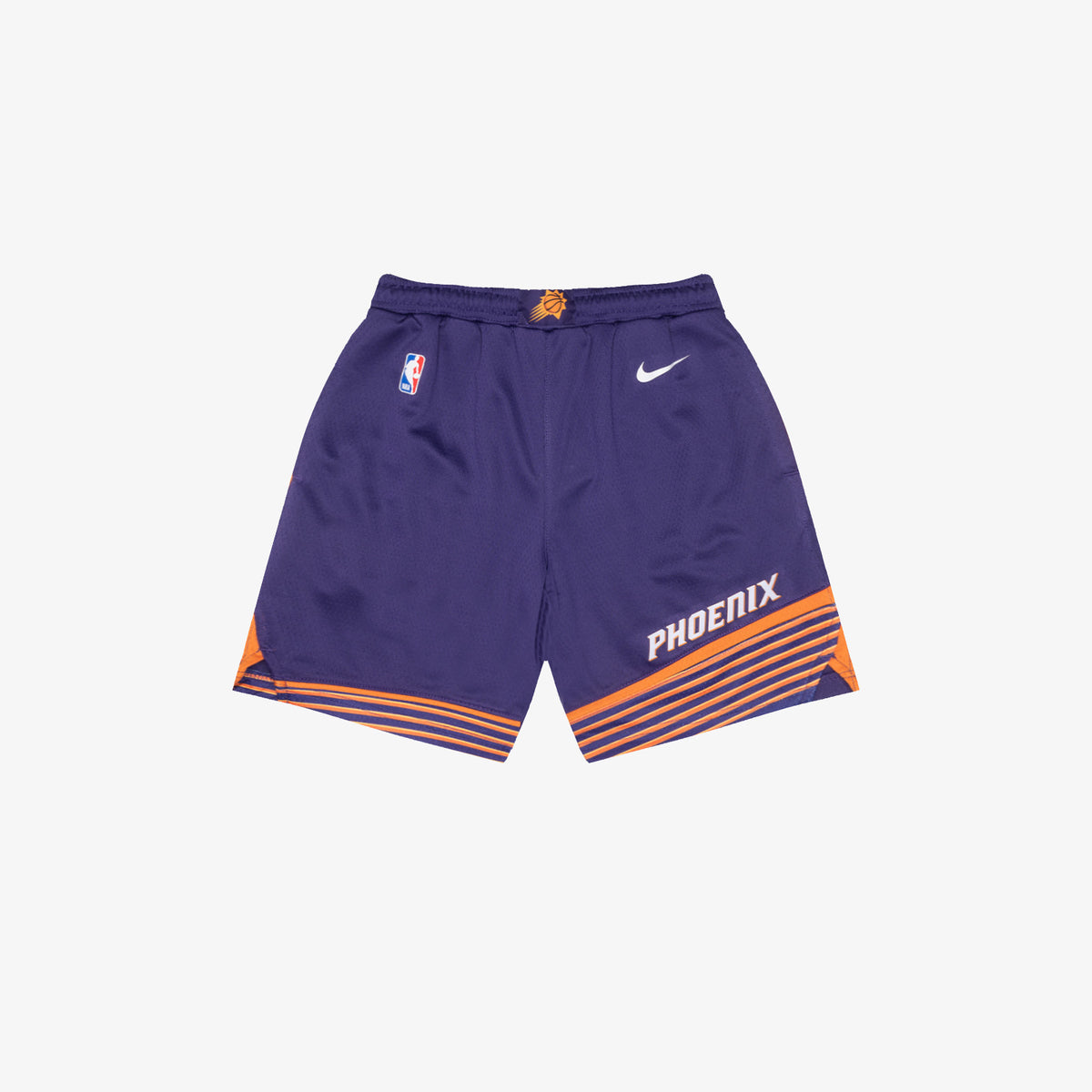Phoenix Suns Icon Edition Youth Swingman Shorts Purple Throwback