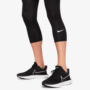 Nike Pro Dri-FIT 3/4-Length Pants - Black - Throwback
