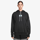 Sabrina Logo Pullover Hoodie - Black/Glacier Blue