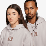 Sabrina Logo Pullover Hoodie - Platinum Violet