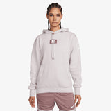 Sabrina Logo Pullover Hoodie - Platinum Violet