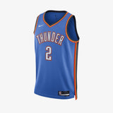 Shai Gilgeous-Alexander Oklahoma City Thunder Icon Edition Swingman Jersey - Blue