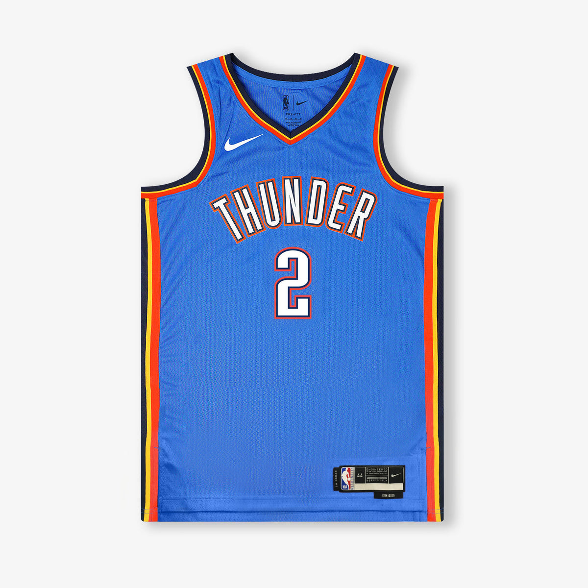 Men's Shai Gilgeous-Alexander Blue Oklahoma City Thunder Player Jersey