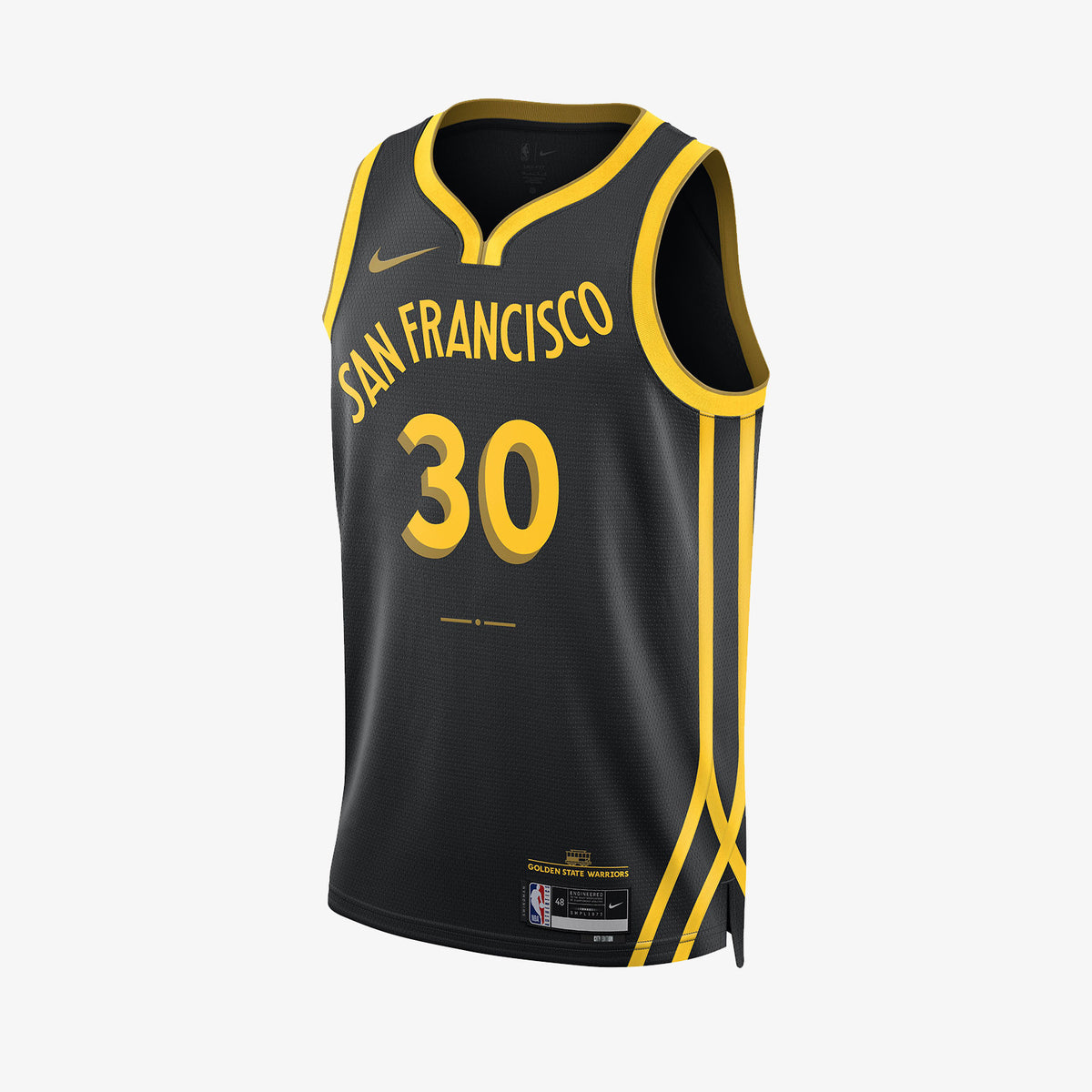Stephen Curry Golden State Warriors 2024 City Edition Swingman Jersey - Black