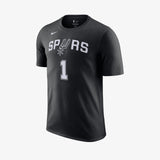 Victor Wembanyama San Antonio Spurs Edition Name & Number NBA T-Shirt - Black