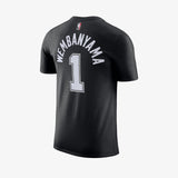 Victor Wembanyama San Antonio Spurs Edition Name & Number NBA T-Shirt - Black
