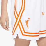 WNBA Team 13 Dri-FIT Women's Shorts - White/Brilliant Orange