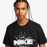 Nike Wordmark Graphic Dri-FIT T-Shirt - Black