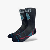 Detroit Pistons City Edition NBA Crew Socks - Dark Grey
