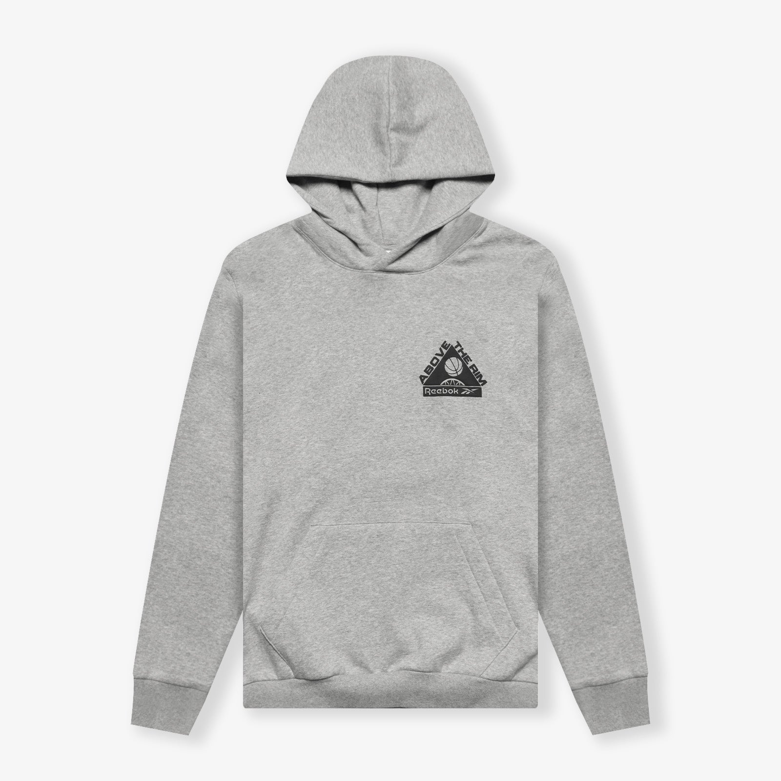 Above The Rim Graphic Hoodie Grey Throwback