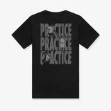 Basketball Work Ethic Graphic T-Shirt - Black
