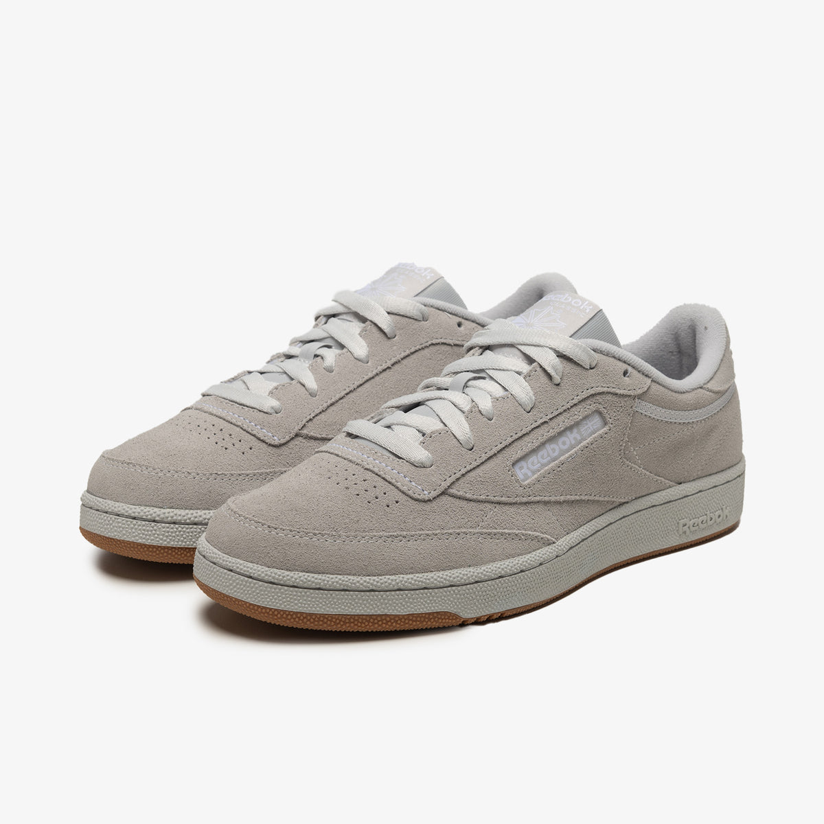 Reebok club c sale 85 grey suede