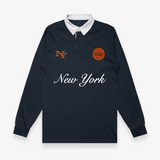 Throwback 'New York or Nowhere' Rugby Jersey - Navy