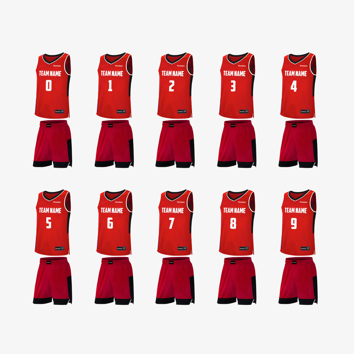 Elite Game Uniform Set (Team Pack) - Red