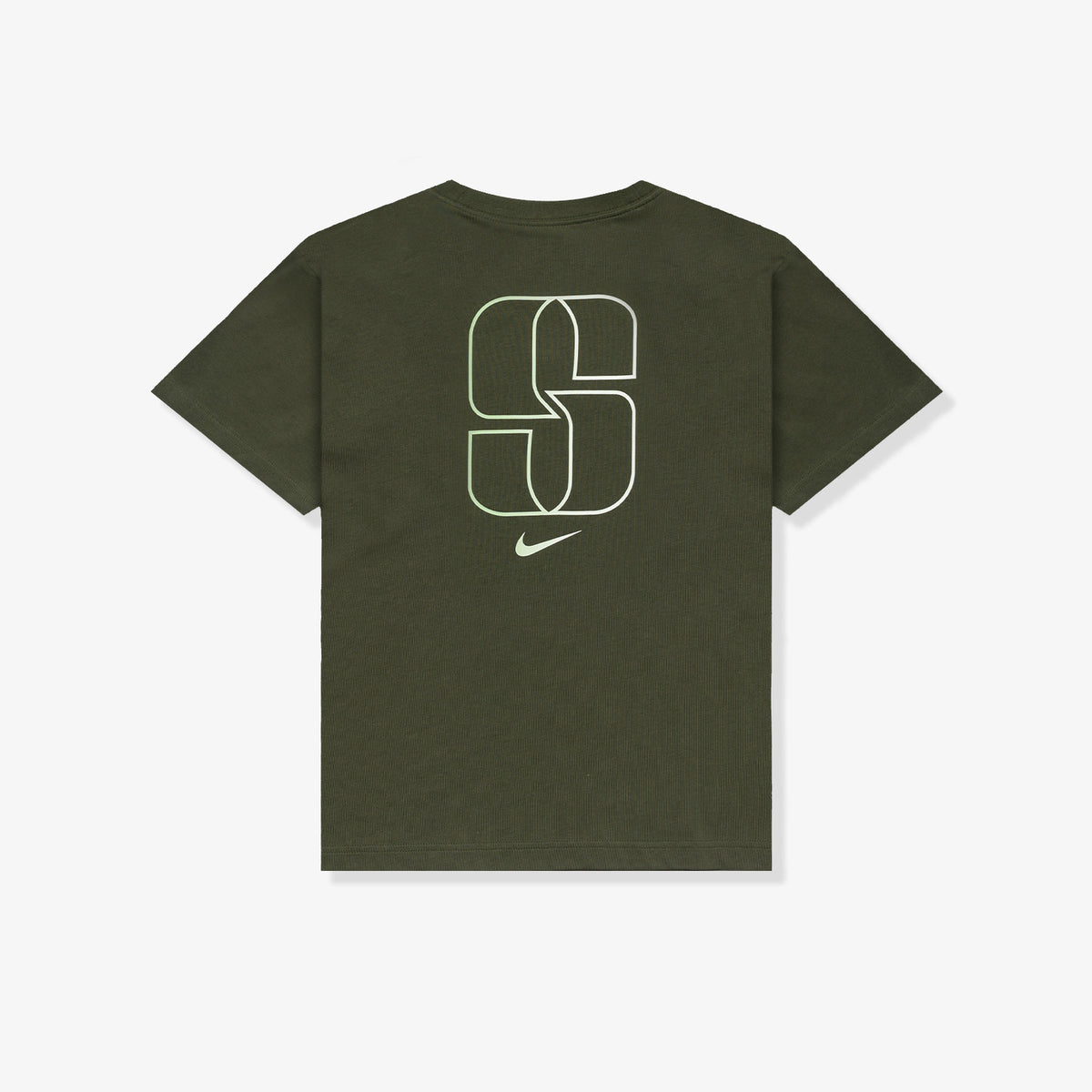 Sabrina Logo Boxy Women&#39;s T-Shirt - Khaki