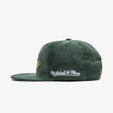 Seattle Supersonics Nothing But Net Corduroy Deadstock Snapback - Green