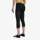 Essential Cropped Compression Leggings - Black
