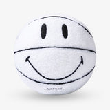 Smiley Balance Plush Basketball Pillow - White