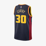 Stephen Curry Golden State Warriors 2024/25 City Edition Swingman Jersey - Navy