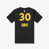 Stephen Curry Golden State Warriors 2024 City Edition Name & Number NBA Youth T-Shirt - Black