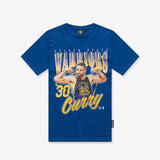 Stephen Curry Golden State Warriors Vintage Youth T-Shirt - Blue Rush
