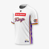 Sydney Kings 2025 NBL Short Sleeve Shooting Shirt - White