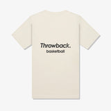 Throwback Tip-Off Tee - White Chocolate