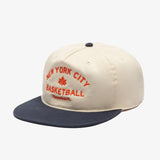 NYC Maple 5 Panel Snapback - Natural/Nocturne