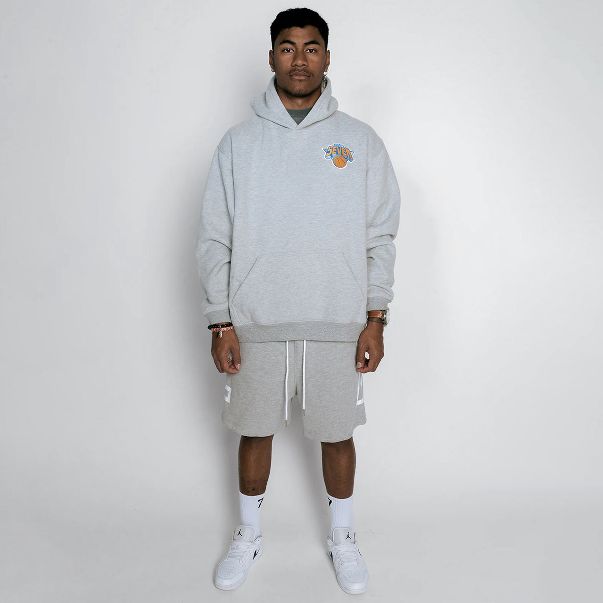 The NYC Patch Hoodie - Light Grey