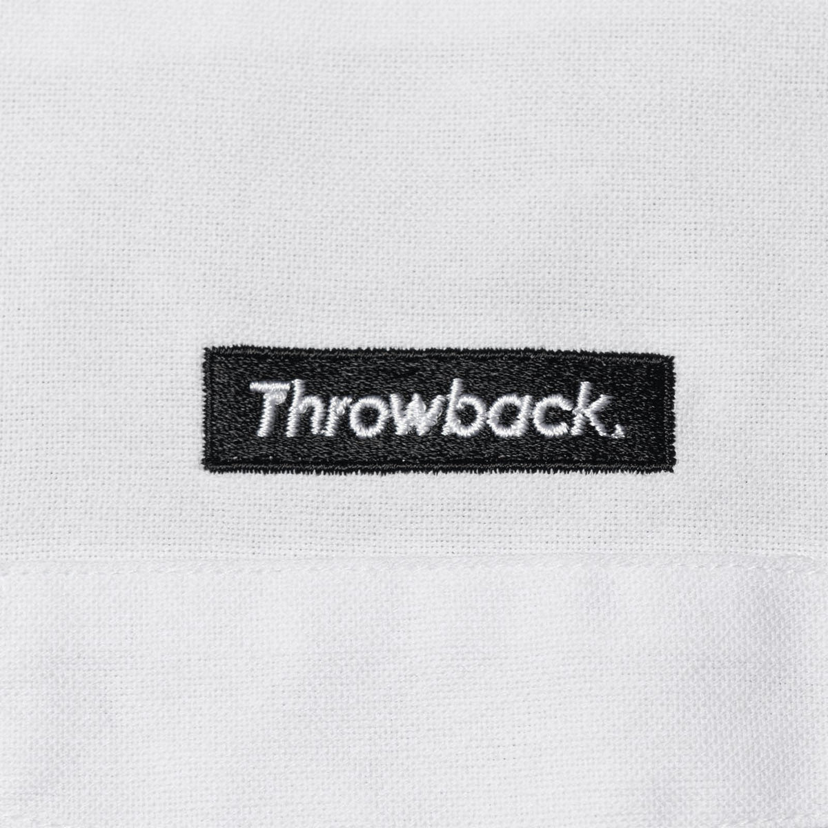 Throwback Icon Oxford Shirt - Blanc