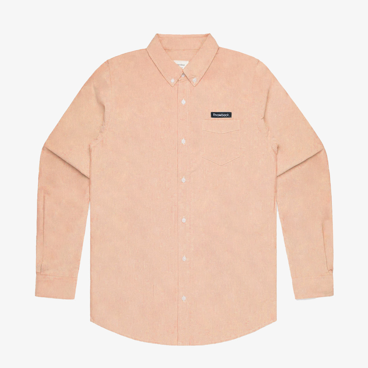 Throwback Icon Oxford Shirt - Pink Foam