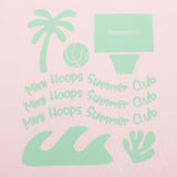Mini Hoops Summer Club Youth T-Shirt - Pink