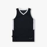 Throwback Oncourt Pro Youth Jersey - Obsidian/Blanc
