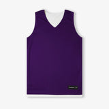 Throwback Pro Reversible Jersey - Purple/Blanc