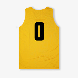 Elite Game Reversible Jerseys (Team Pack) - Gold/Black - Throwback