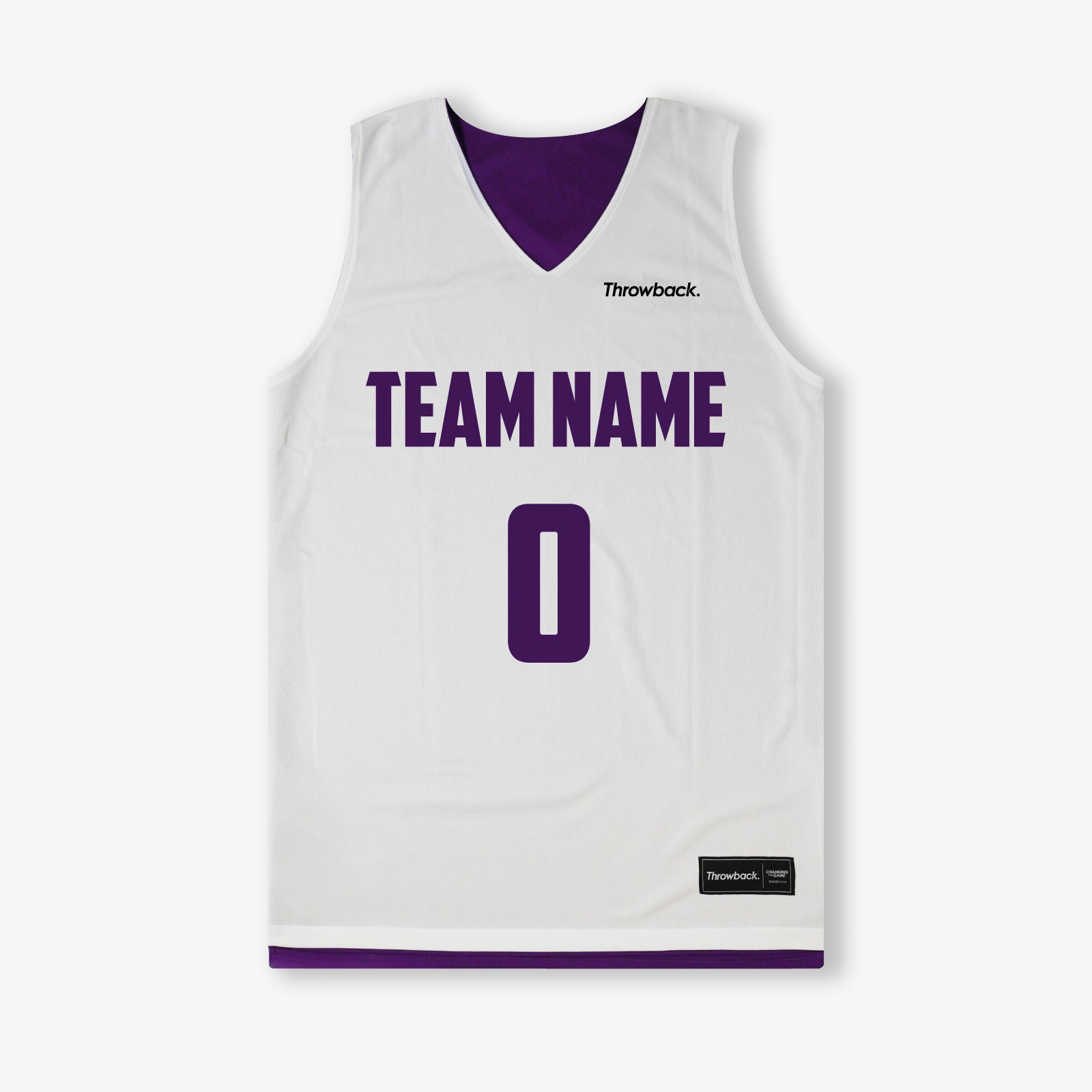 White and purple basketball jersey best sale