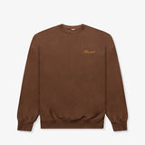 Winter Script '23 Oversized Crew - Washed Coffee