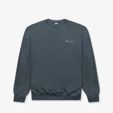 Winter Script '23 Oversized Crew - Washed Nocturne