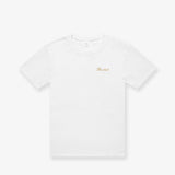 Winter Script '23 Oversized Tee - Blanc