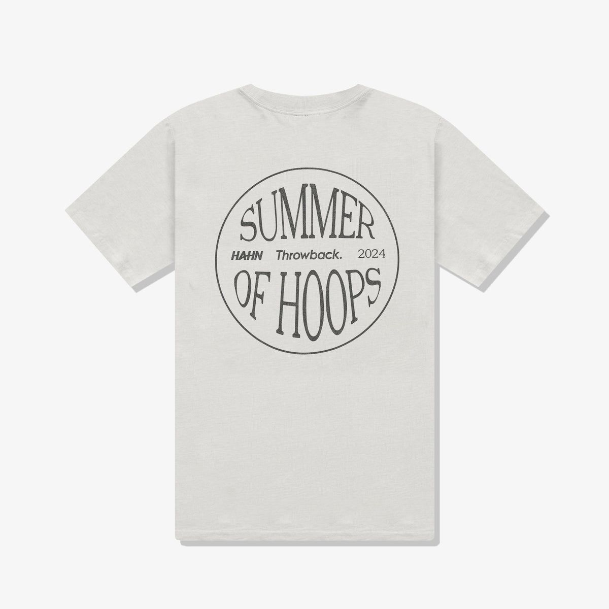 Throwback X Hahn Summer Of Hoops T-Shirt - Faded Bone