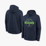 Minnesota Timberwolves Youth Club Fleece Pullover Practice Hoodie - Navy