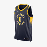Tyrese Haliburton Indiana Pacers Icon Edition Swingman Jersey - Navy