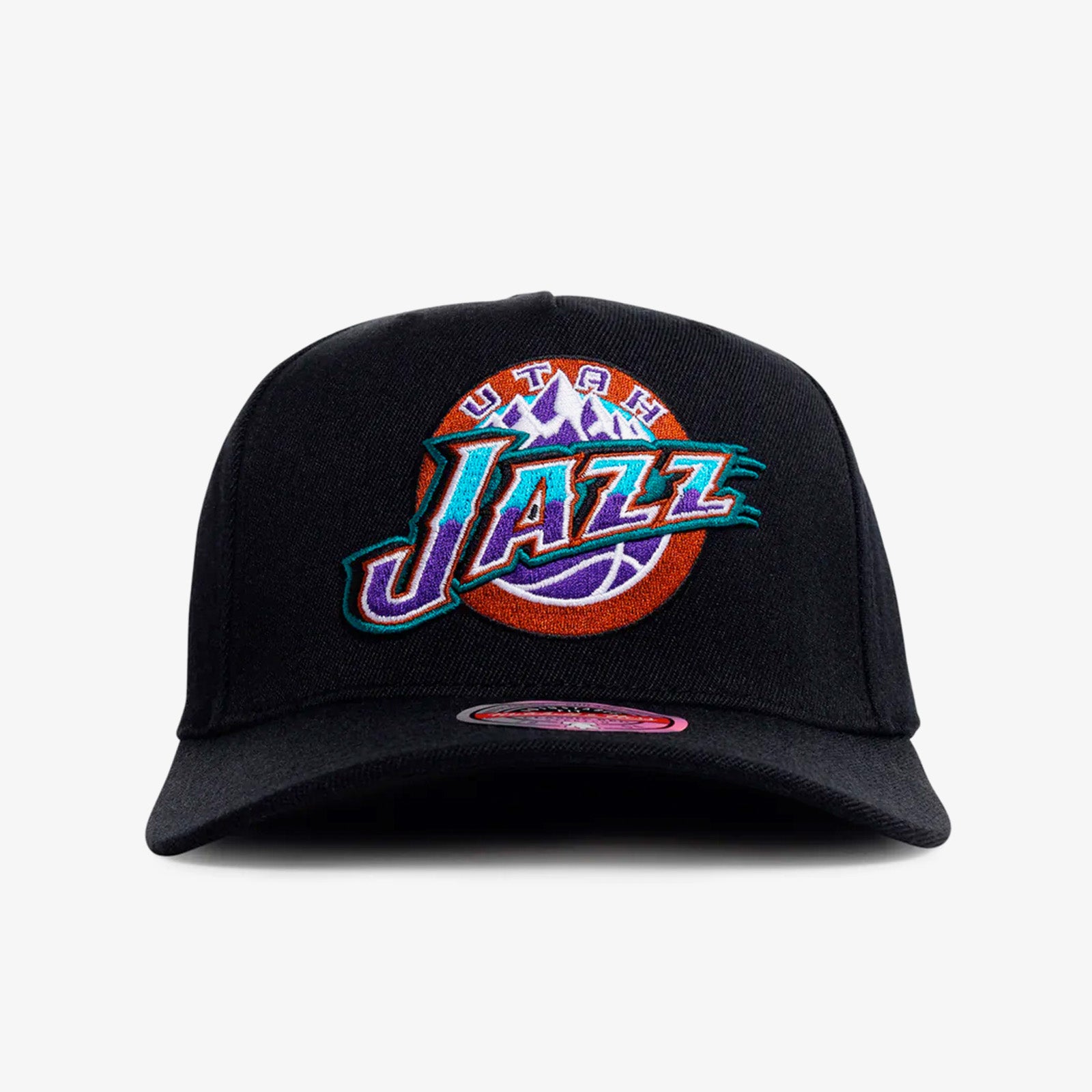 Utah Jazz Team Logo Classic Redline Snapback – Throwback