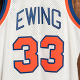 Patrick Ewing New York Knicks 85-86 HWC Swingman Jersey - White