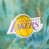 Los Angeles Lakers Tie Dye Mesh Shorts - Emerald