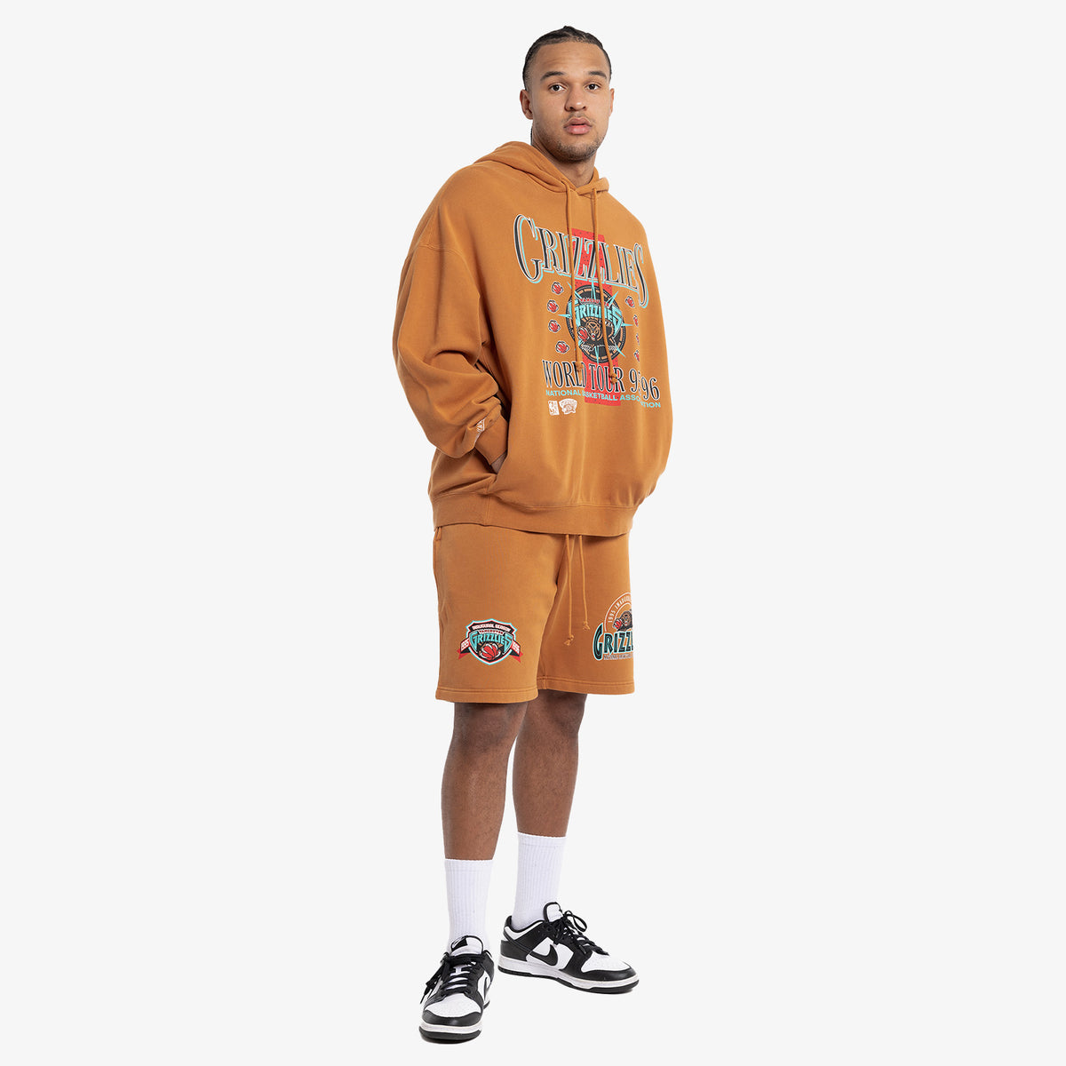 Vancouver Grizzlies 95/96 World Tour Hoodie - Brown