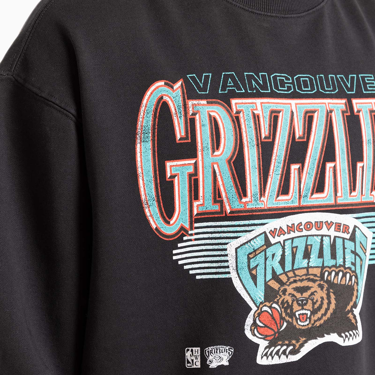 Vancouver Grizzlies Underscore Crew Sweatshirt - Black