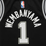 Victor Wembanyama San Antonio Spurs Icon Edition Kids Swingman Jersey - Black